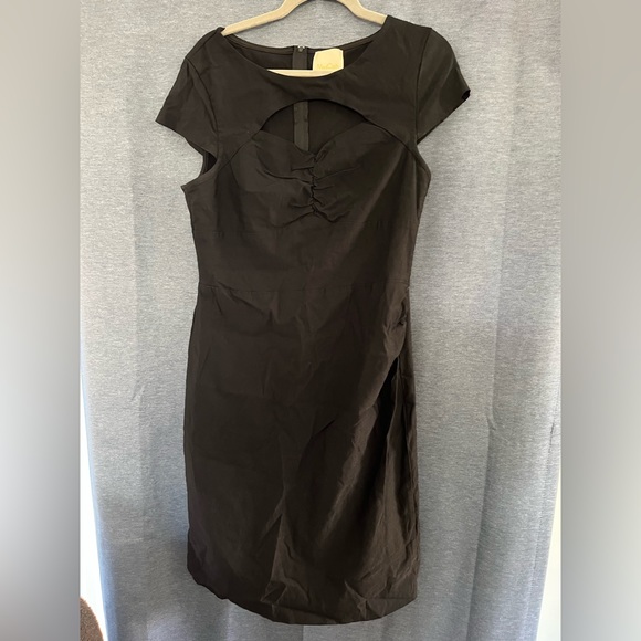 Modcloth Dresses & Skirts - XL Modcloth Dear Fiery Little Black Bodycon Dress with Sweetheart Keyhole Cutout